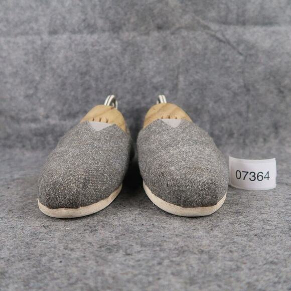 Toms Shoes Womens 7 Flats Slip On Loafer Casual Grey Alpargatas Comfort Classic - Picture 3 of 12